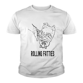 Rolling Fatties Cat V5 Youth T-shirt - Thegiftio UK