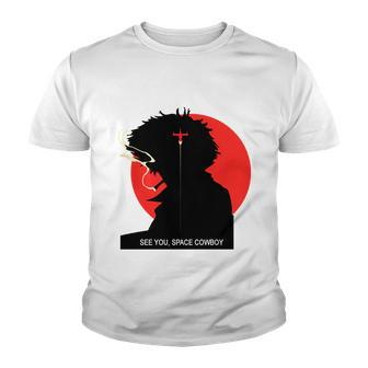 See You Space Cowboy Red Sun Silhouette Youth T-shirt - Monsterry AU