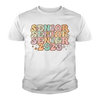 Senior 2023 Retro Class Of 2023 Seniors Graduation 23 Gifts V2 Youth T-shirt - Thegiftio UK