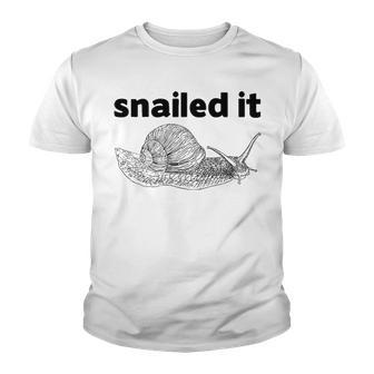 Snailed It Youth T-shirt - Thegiftio UK