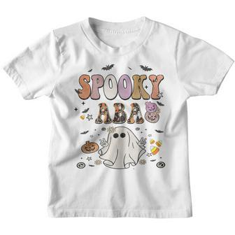 Spooky Aba Therapy Behavior Analyst Future Bcba Halloween Youth T-shirt - Thegiftio UK