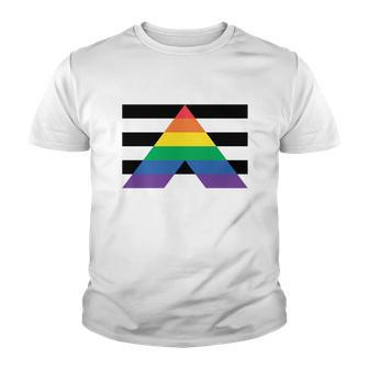 Straight Ally Lgbtq Support Tshirt Youth T-shirt - Monsterry