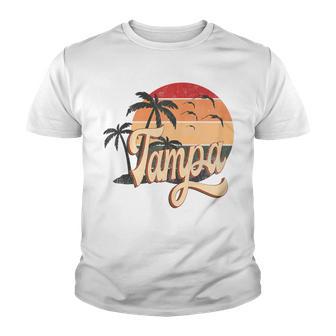 Tampa Florida Us Beach Summer Sun Vintage Retro 70S 80S Styl Youth T-shirt - Thegiftio UK