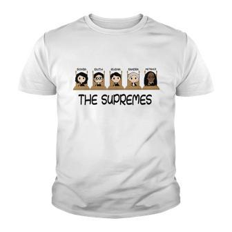 The Supremes Ketanji Brown Jackson Rbg Sotomayor Cute Tshirt Youth T-shirt - Monsterry UK
