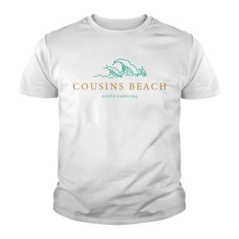 Vintage Cousins Beach Summer Trips North Carolina Tsitp Youth T-shirt - Thegiftio UK