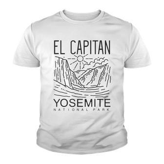 Vintage Retro Yosemite - National Park El Capitan Youth T-shirt - Thegiftio UK