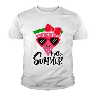 Watermelon One In A Melon Fruit Cool Hello Summer Vacation Youth T-shirt - Thegiftio UK