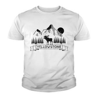 Yellowstone Men Women Yellowstone Park Wyoming Gift Youth T-shirt - Thegiftio UK