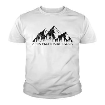 Zion National Park | Cool Zion Utah Souvenir Gift Youth T-shirt - Thegiftio UK