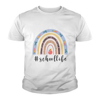 Rainbow School Life Funny Back To School Youth T-shirt - Thegiftio