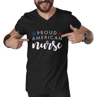 4Th Of July Nurse Independence Day Design Hospital Workers Cute Gift Men V-Neck Tshirt - Monsterry UK