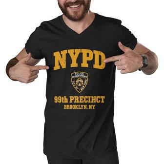 99Th Precinct Brooklyn Ny Men V-Neck Tshirt - Monsterry CA