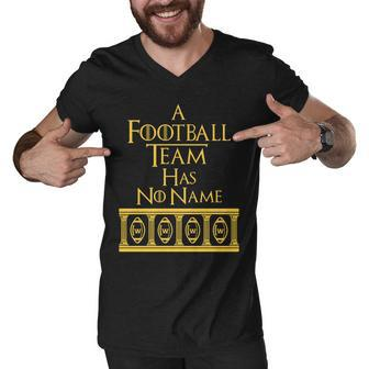 A Football Team Has No Name Washington Football Team Men V-Neck Tshirt - Monsterry