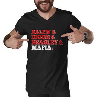 Allen Diggs Beasley Mafia Buffalo New York Football Men V-Neck Tshirt - Monsterry UK