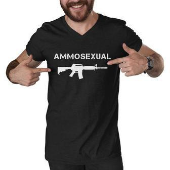 Ammosexual Pro Guns Men V-Neck Tshirt - Monsterry CA