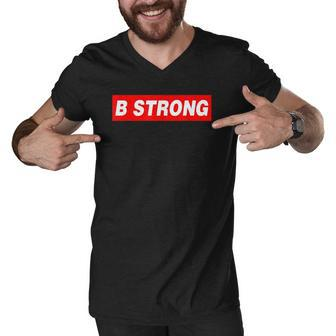 B Strong Sp Styles Gift Men V-Neck Tshirt - Thegiftio UK
