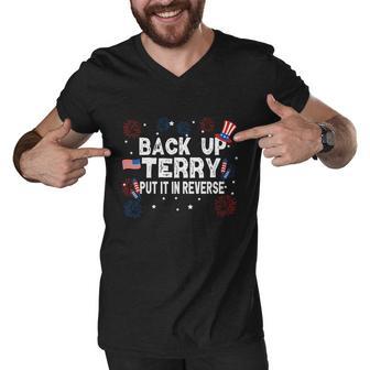 Back Up Terry Shirt Put It In Reverse Funny 4Th Of July Men V-Neck Tshirt - Monsterry DE