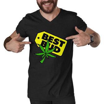 Best Bud Men V-Neck Tshirt - Monsterry UK