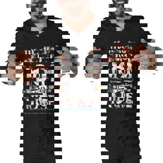 Best Kind Of Mom Raises A Nurse Mothers Day V2 Men V-Neck Tshirt - Thegiftio