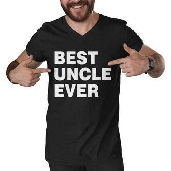 Best Uncle Ever Tshirt Men V-Neck Tshirt - Monsterry