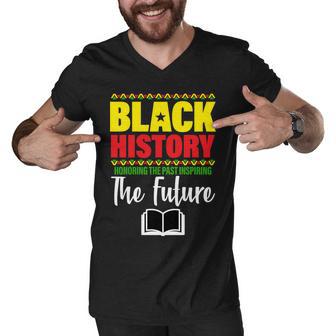 Black History Month Inspiring The Future V2 Men V-Neck Tshirt - Monsterry DE