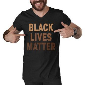 Black Lives Matter Equality Black Pride Melanin For Blm Men V-Neck Tshirt - Thegiftio UK