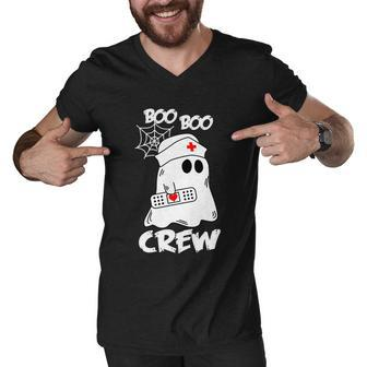 Boo Boo Crew Halloween Quote V3 Men V-Neck Tshirt - Monsterry UK
