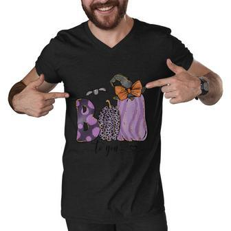 Boo To You Funny Halloween Quote Men V-Neck Tshirt - Monsterry CA