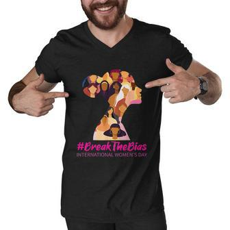 Break The Bias International Womens Day 2022 Gift For Women Tshirt Men V-Neck Tshirt - Monsterry AU
