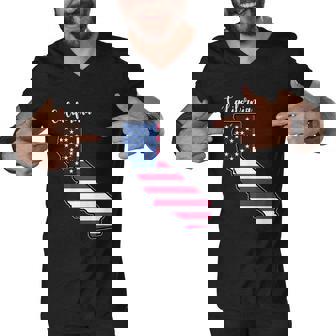 California United States Map Men V-Neck Tshirt - Thegiftio