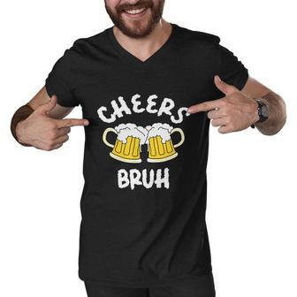 Cheers Day Drinking Beer Shirt Beer Drinker Thirty Snob Men V-Neck Tshirt - Monsterry DE