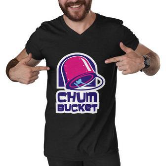 Chum Bucket Men V-Neck Tshirt - Monsterry DE