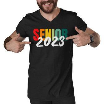 Class Of 2023 Senior 2023 Men V-Neck Tshirt - Seseable