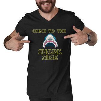 Come To The Shark Side Men V-Neck Tshirt - Monsterry UK