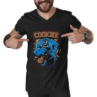 Cookies V2 Men V-Neck Tshirt - Monsterry DE