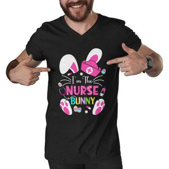Cute Bunnies Easter Im The Nurse Nurse Life Rn Nursing Men V-Neck Tshirt - Monsterry AU