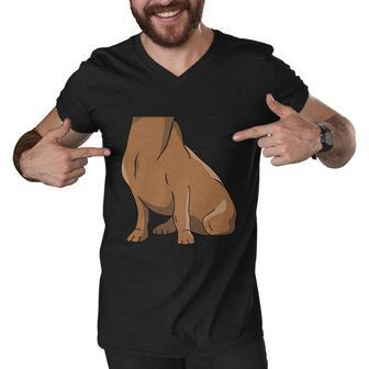 Dachshund Costume Dog Funny Animal Cosplay Doxie Pet Lover Cool Gift Men V-Neck Tshirt - Monsterry UK