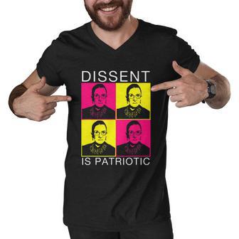 Dissent Is Patriotic Reproductive Rights Feminist Rights Men V-Neck Tshirt - Monsterry AU