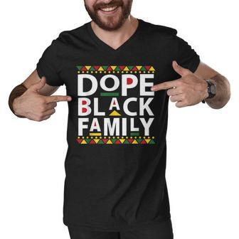 Dope Black Family Reunion Matching Family Picture Men V-Neck Tshirt - Thegiftio UK