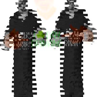 Drinking St Patricks Day Funny St Patricks Day St Patricks Day Men V-Neck Tshirt - Monsterry