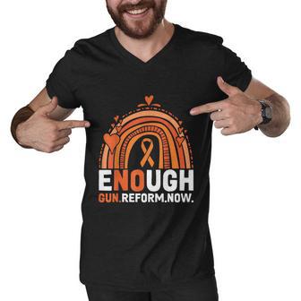 End Gun Violence Wear Orange V2 Men V-Neck Tshirt - Monsterry UK