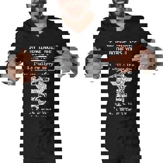 Engine Noise Bothering You I Dont Care T-Shirt Graphic Design Printed Casual Daily Basic Men V-Neck Tshirt - Thegiftio UK