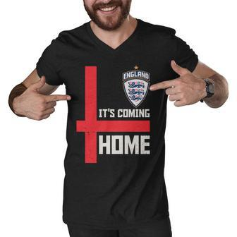 England Its Coming Home Soccer Jersey Futbol Men V-Neck Tshirt - Monsterry CA
