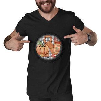 Every Year I Fall For Bonfires Flannels Thanksgiving Quote V2 Men V-Neck Tshirt - Monsterry DE