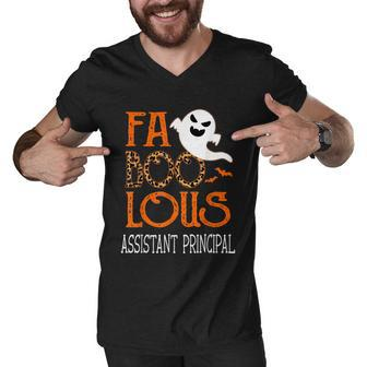 Faboolous Assistant Principal On Halloween Party Funny Ghost Men V-Neck Tshirt - Monsterry AU