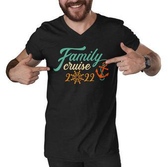 Family Cruise 2022 Cruise Family Matching 2022 Men V-Neck Tshirt - Thegiftio UK