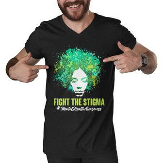 Fight The Stigma Mental Health Awareness Butterflies Men V-Neck Tshirt - Monsterry DE