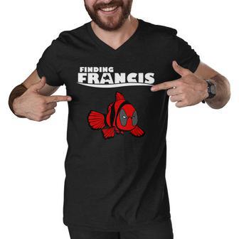 Finding Francis Movie Parody Men V-Neck Tshirt - Monsterry DE