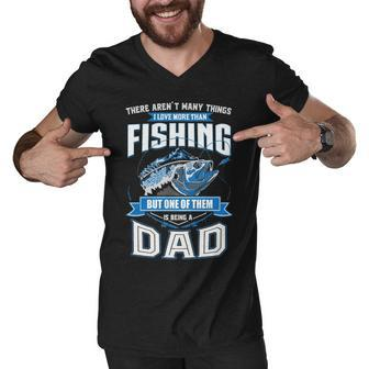 Fishing Dad V2 Men V-Neck Tshirt - Seseable