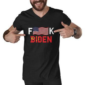 Fjb Bare Shelves Bareshelves Biden Sucks Political Humor Political Impeach Tshirt Men V-Neck Tshirt - Monsterry